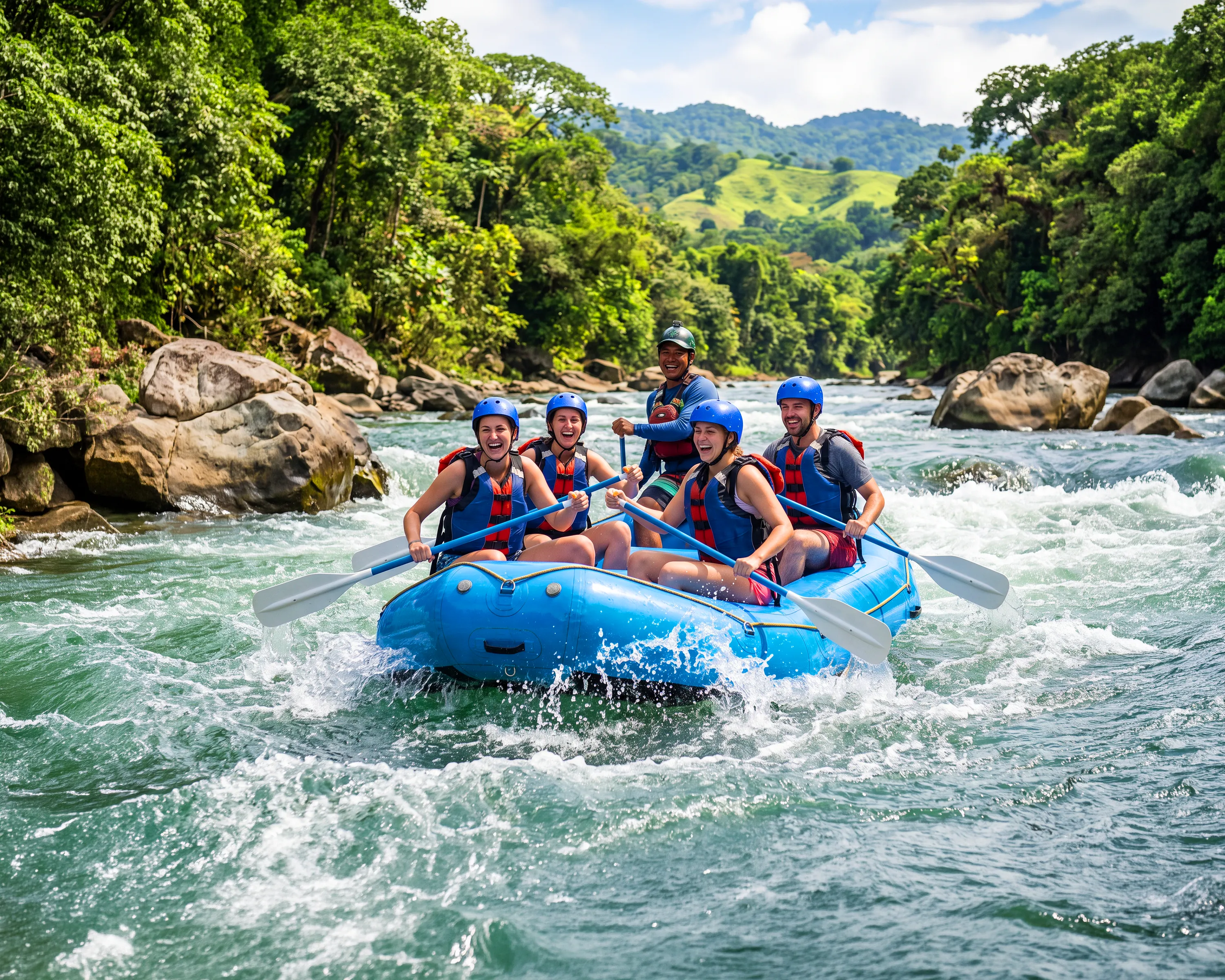 Extreme Tropics Inclusive Adventure If your idea of the perfect Costa Rica vacation includes spending a few days in the shodow of a tropical volcano, whitewater rafting, rappelling over