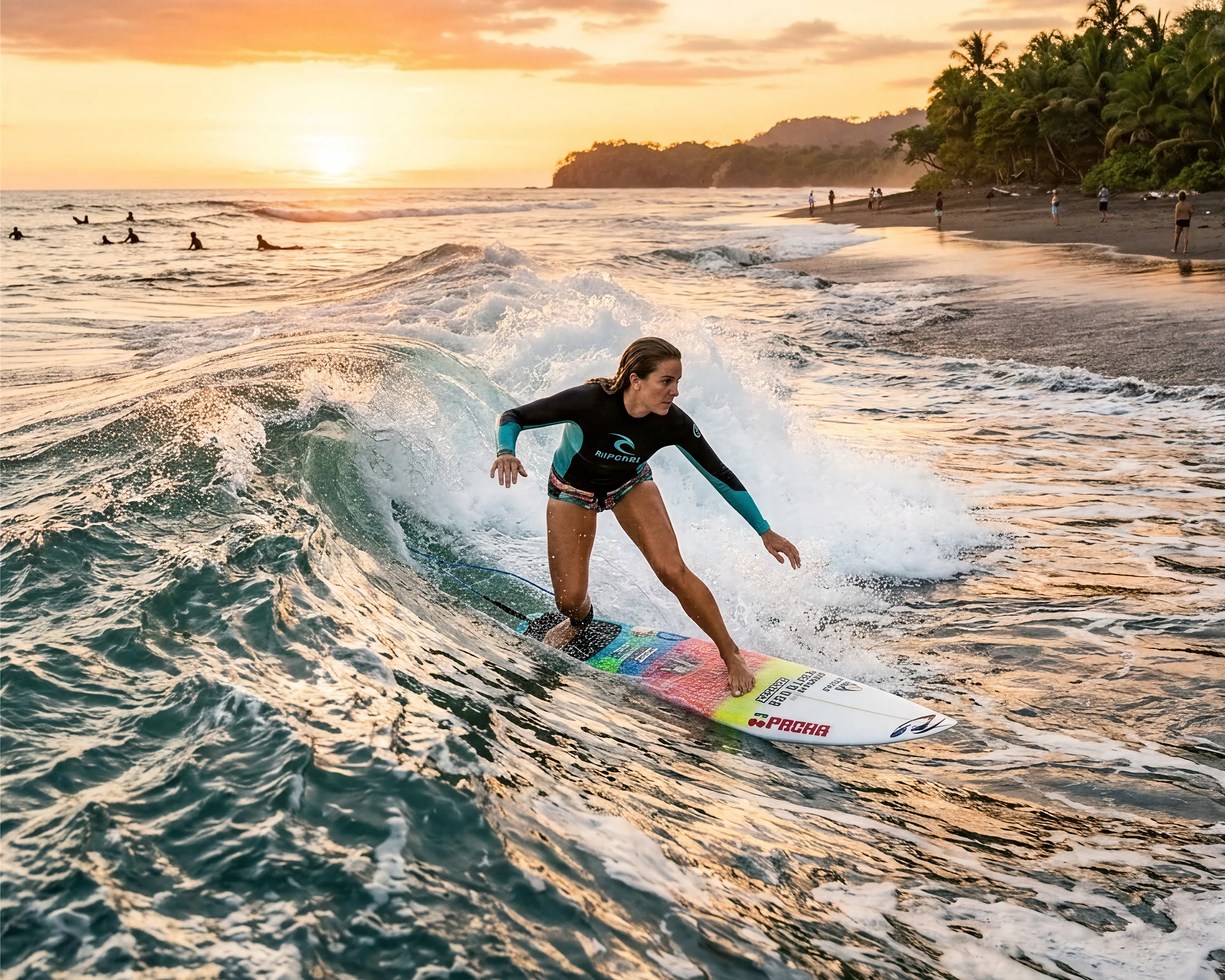Nicoya Peninsula Surf Adventure: A Costa Rican Swell to Remember Prepare to be swept away on an extraordinary journey as you step foot into the land of "Pura Vida